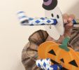 【お子さま見守り】おばけとかぼちゃの吹き戻しを作りました 写真