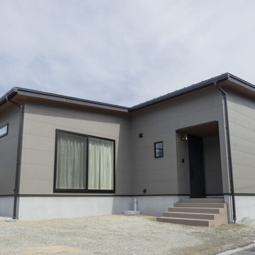 50坪の土地に建つ23坪の平屋